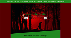 Desktop Screenshot of krimischule.de