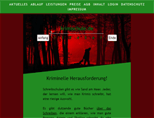 Tablet Screenshot of krimischule.de